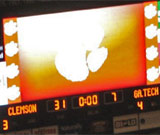 Clemson scoreboard
