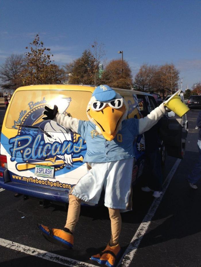 <p><a href="https://www.facebook.com/myrtlebeachpelicans">Myrtle Beach Pelicans on Facebook</a></p>